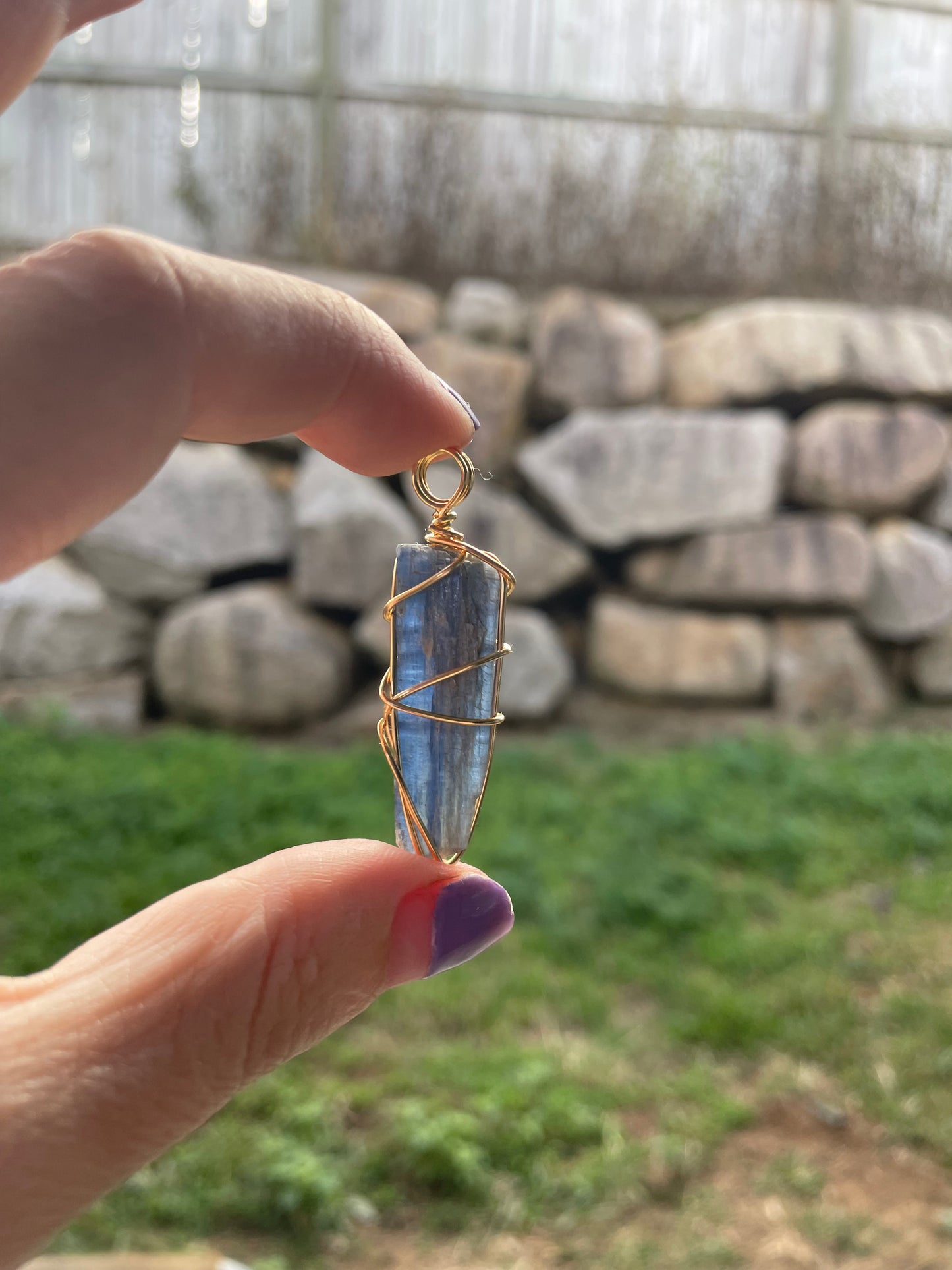 Blue Kyanite - Gold 22”