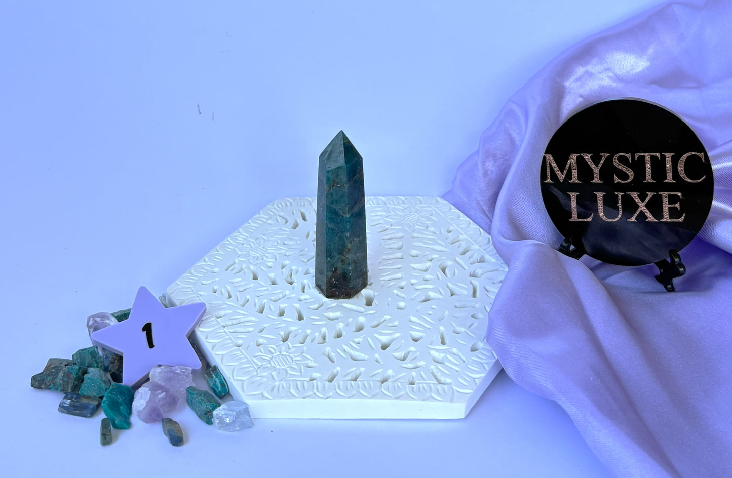 Blue Apatite Towers