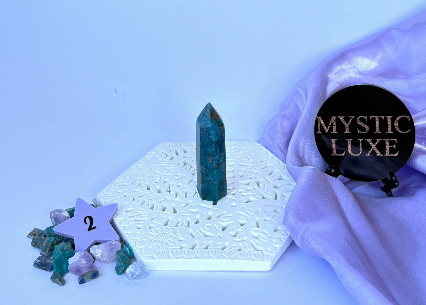 Blue Apatite Towers