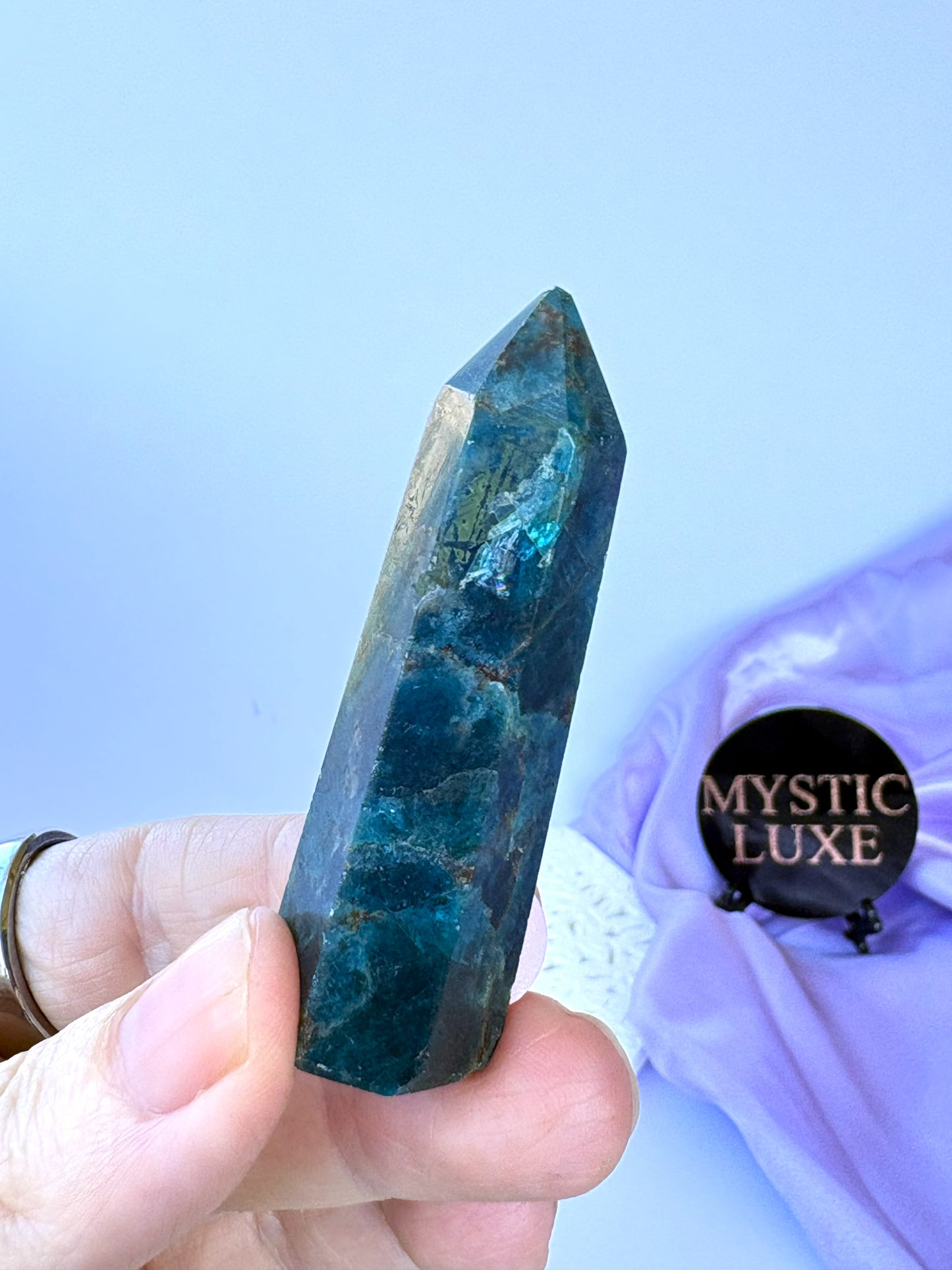 Blue Apatite Towers