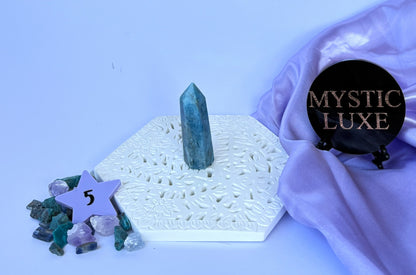 Blue Apatite Towers