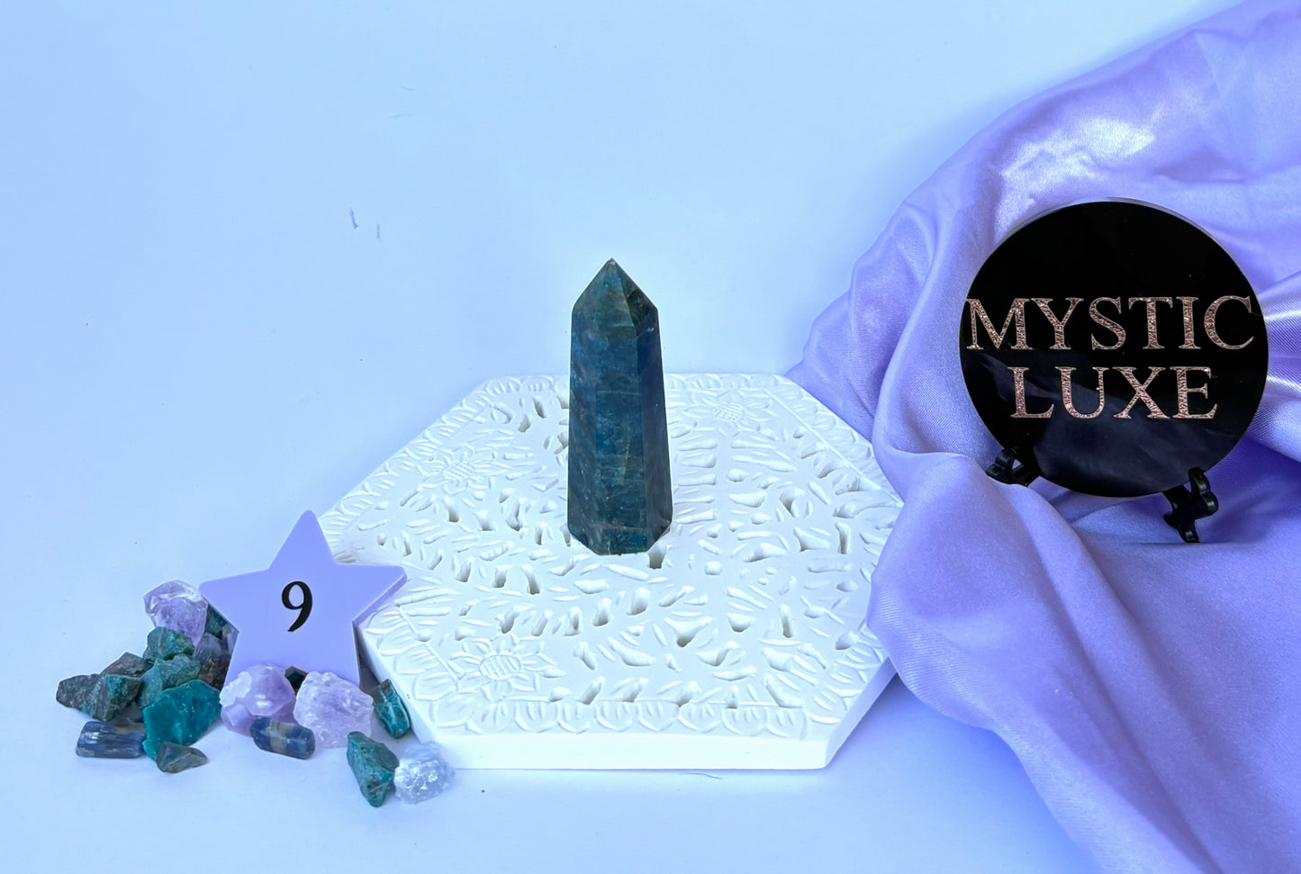 Blue Apatite Towers