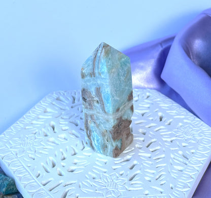 Blue Aragonite Towers