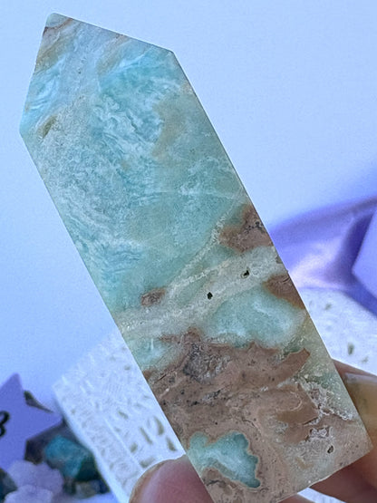 Blue Aragonite Towers