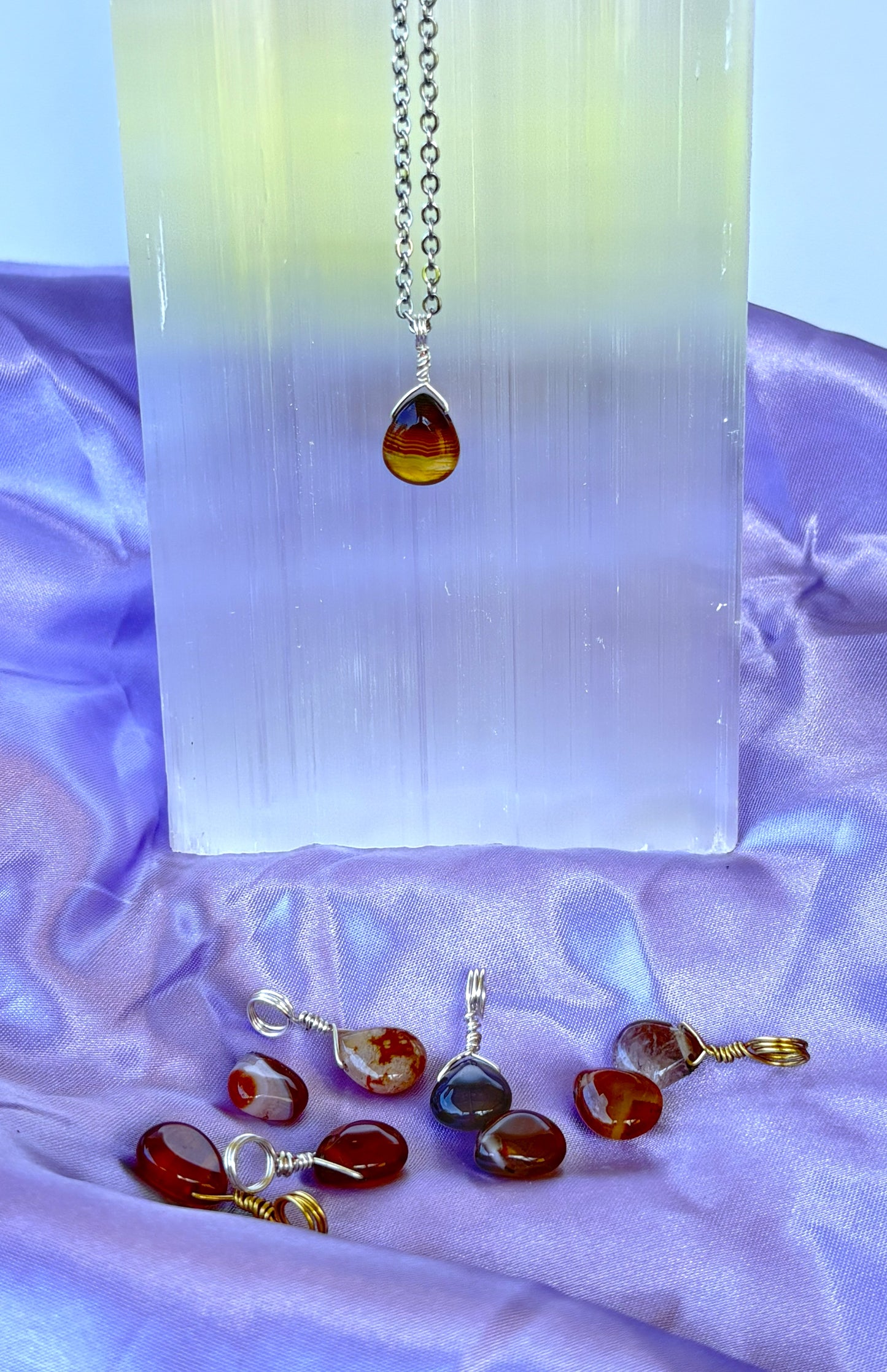 Carnelian Teardrop