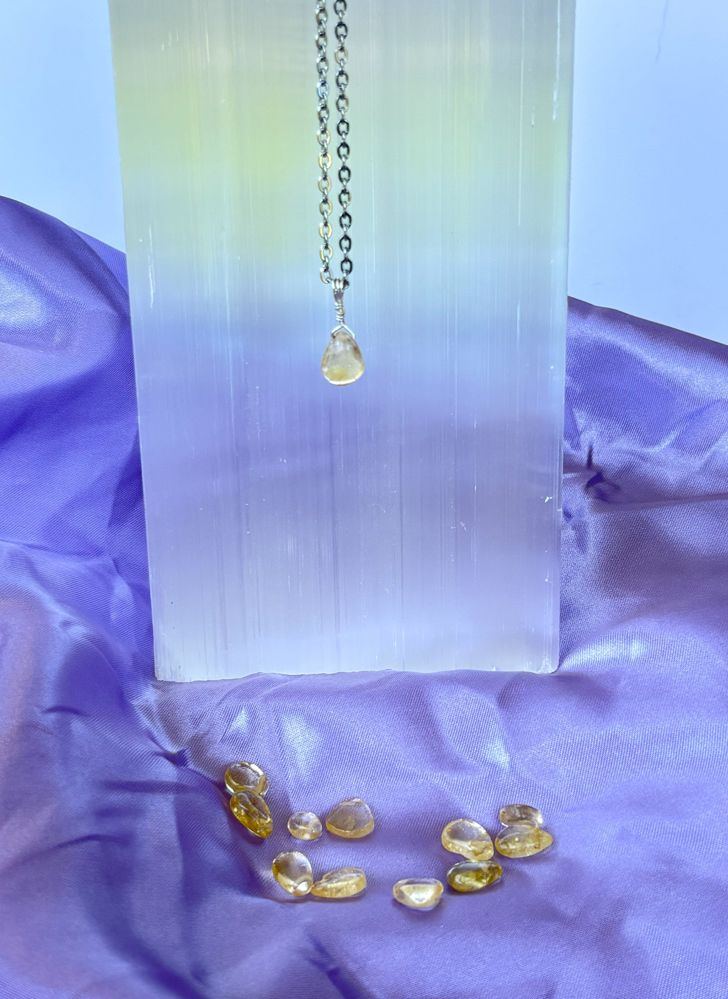 Citrine Teardrop