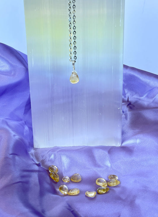 Citrine Teardrop