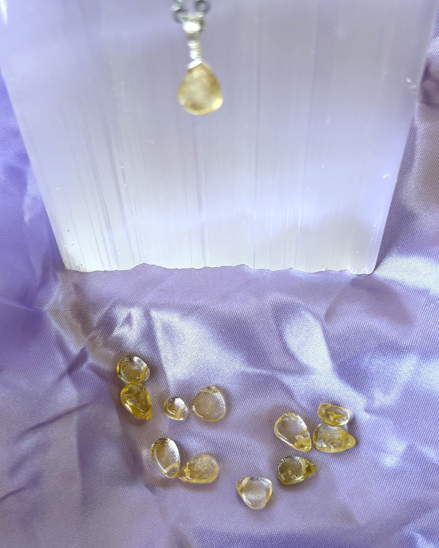 Citrine Teardrop