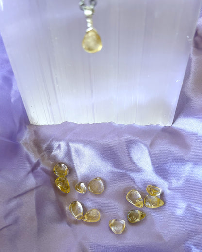 Citrine Teardrop