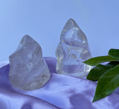 Clear Quartz Flame