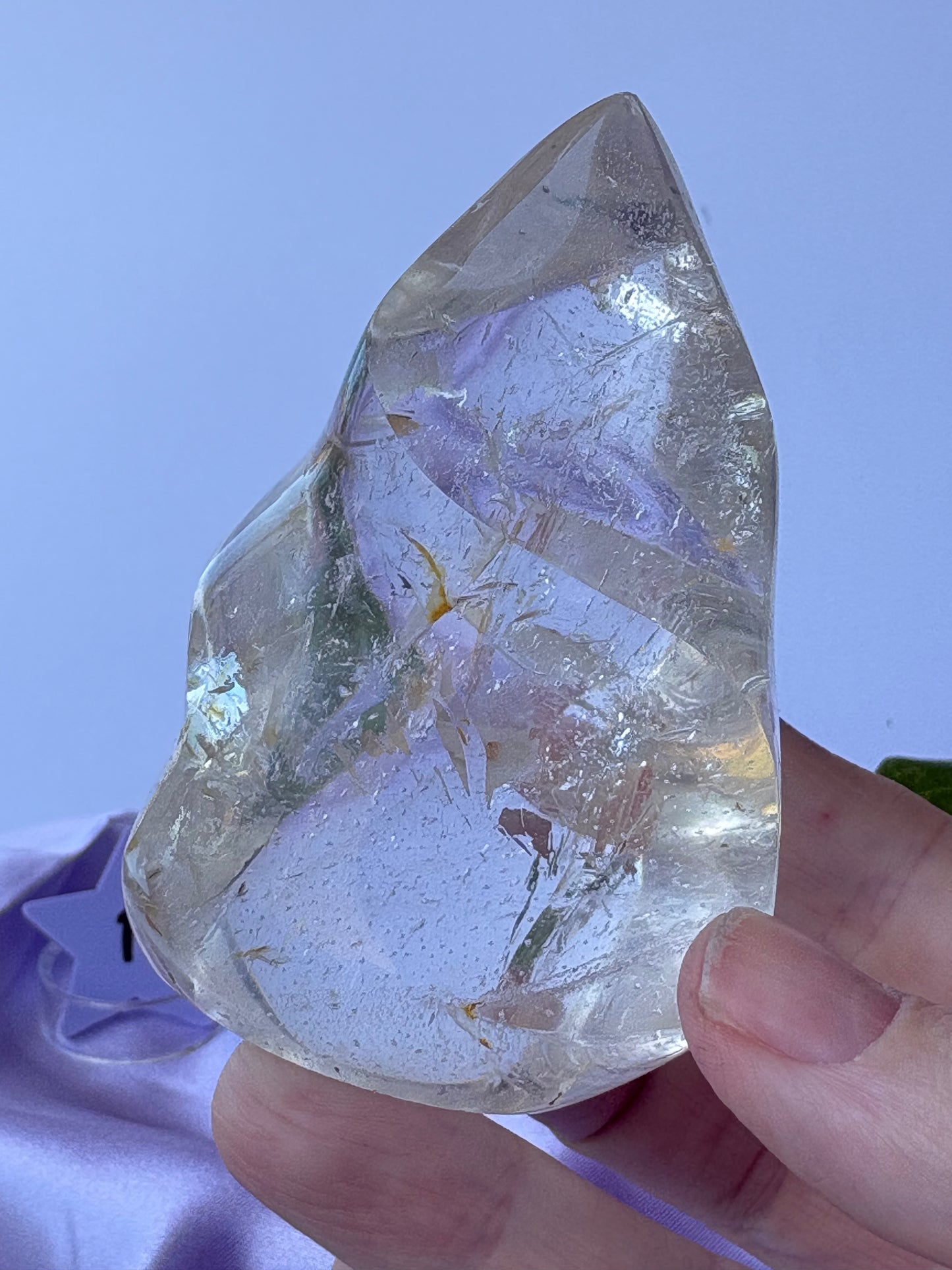 Clear Quartz Flame
