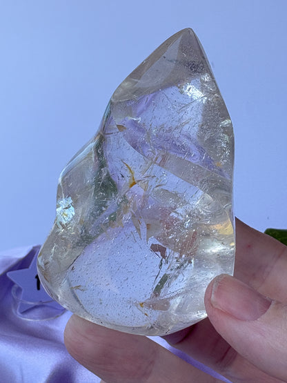Clear Quartz Flame