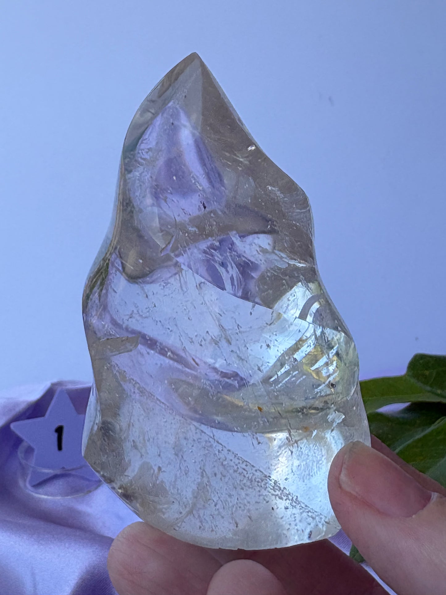 Clear Quartz Flame