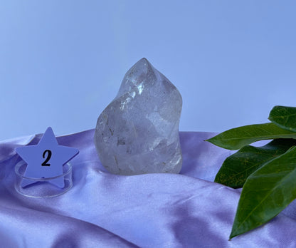 Clear Quartz Flame