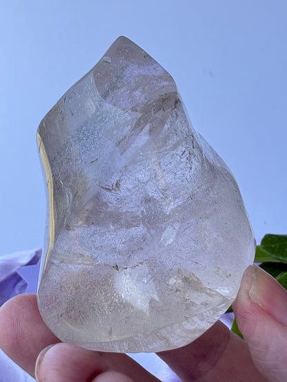 Clear Quartz Flame