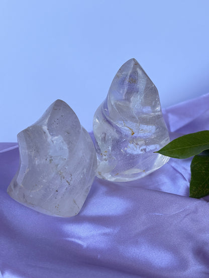 Clear Quartz Flame