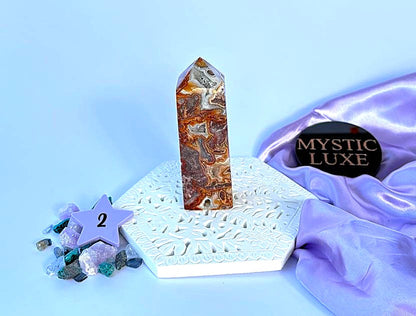 Crazy Lace Agate Tower