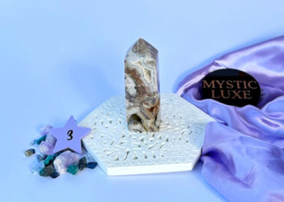 Crazy Lace Agate Tower