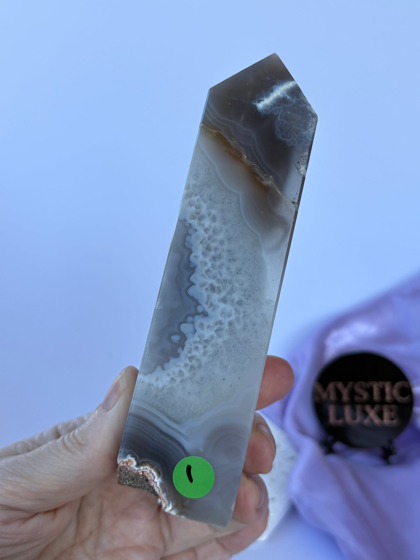 Druzy Agate Towers - Blue