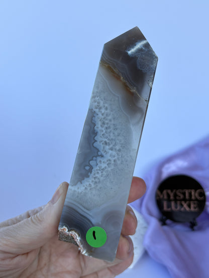 Druzy Agate Towers - Blue