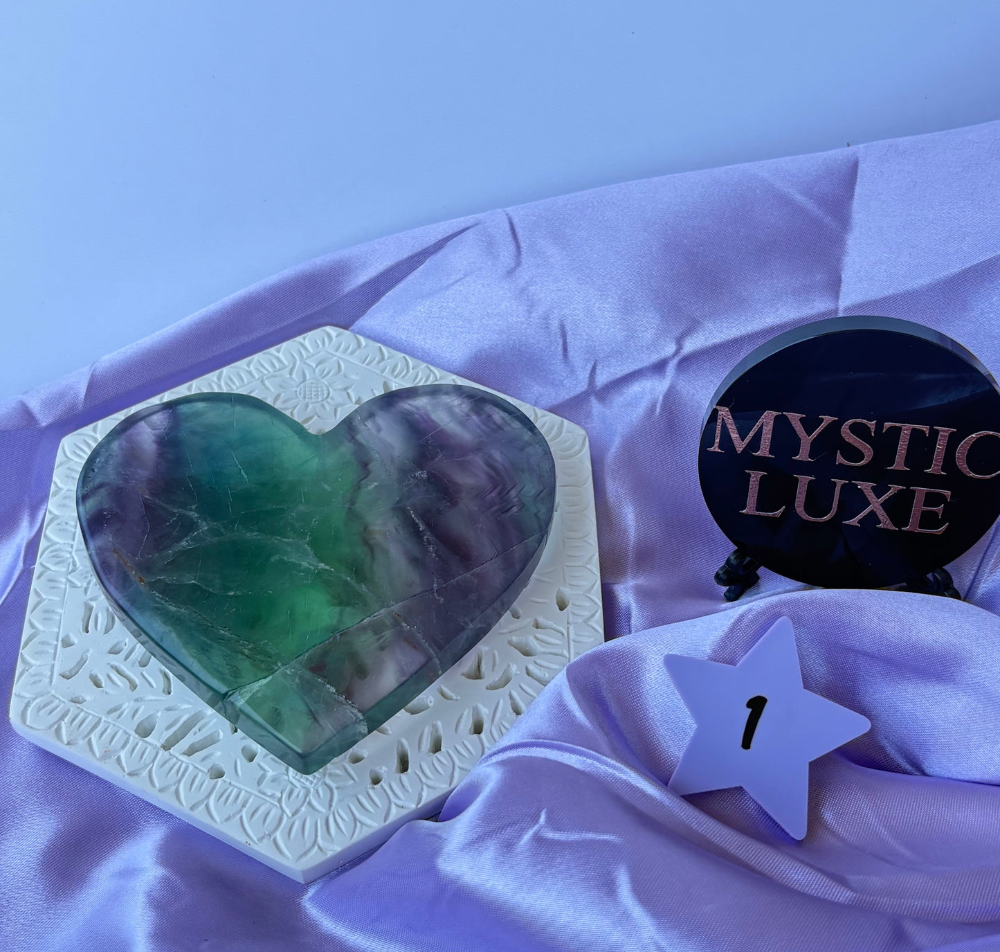 Fluorite Heart