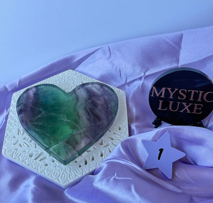 Fluorite Heart