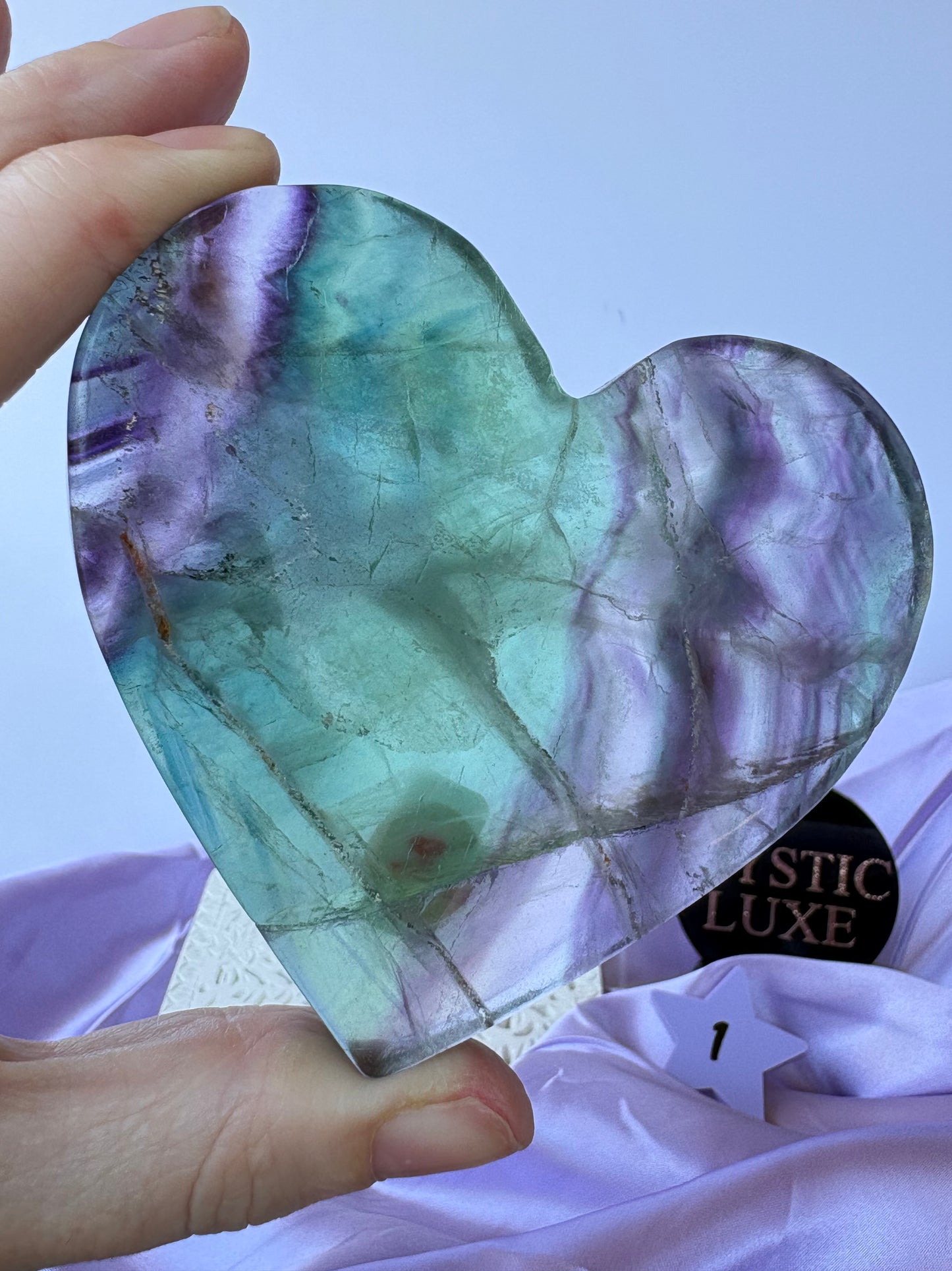Fluorite Heart