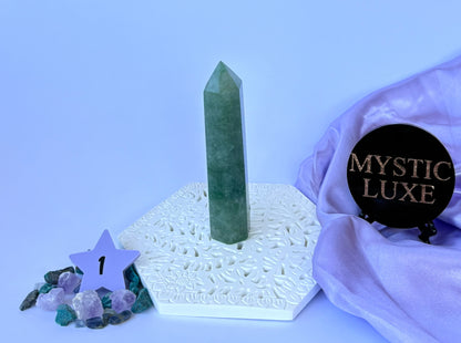 Green Strawberry Quartz Towers