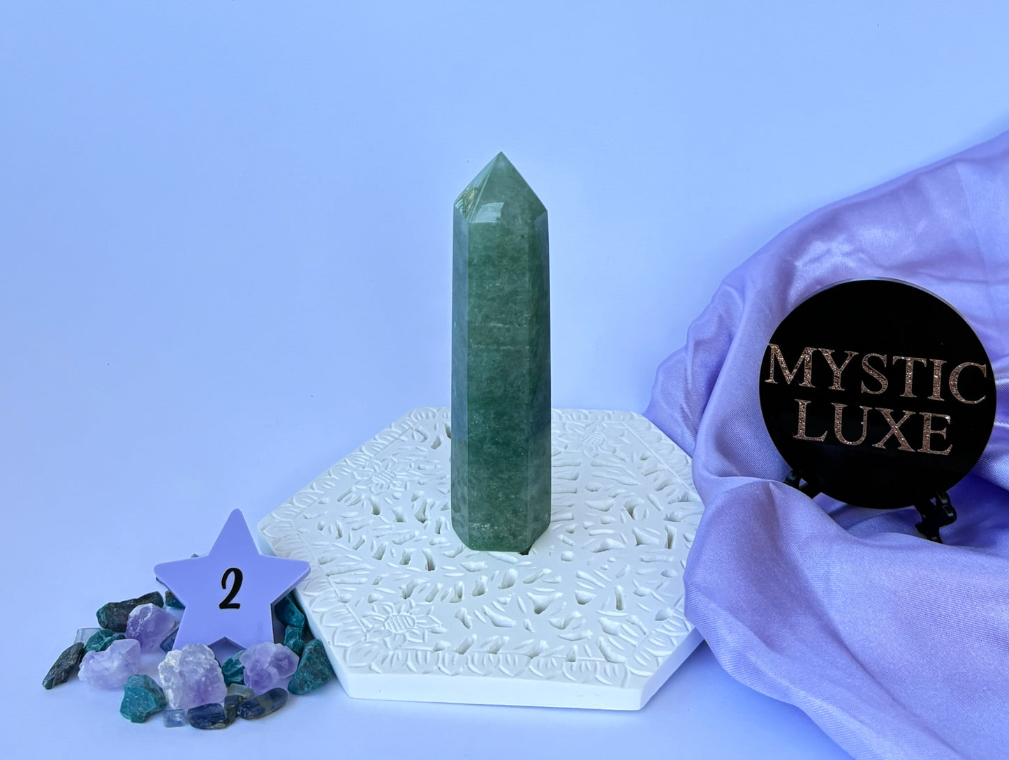 Green Strawberry Quartz Towers