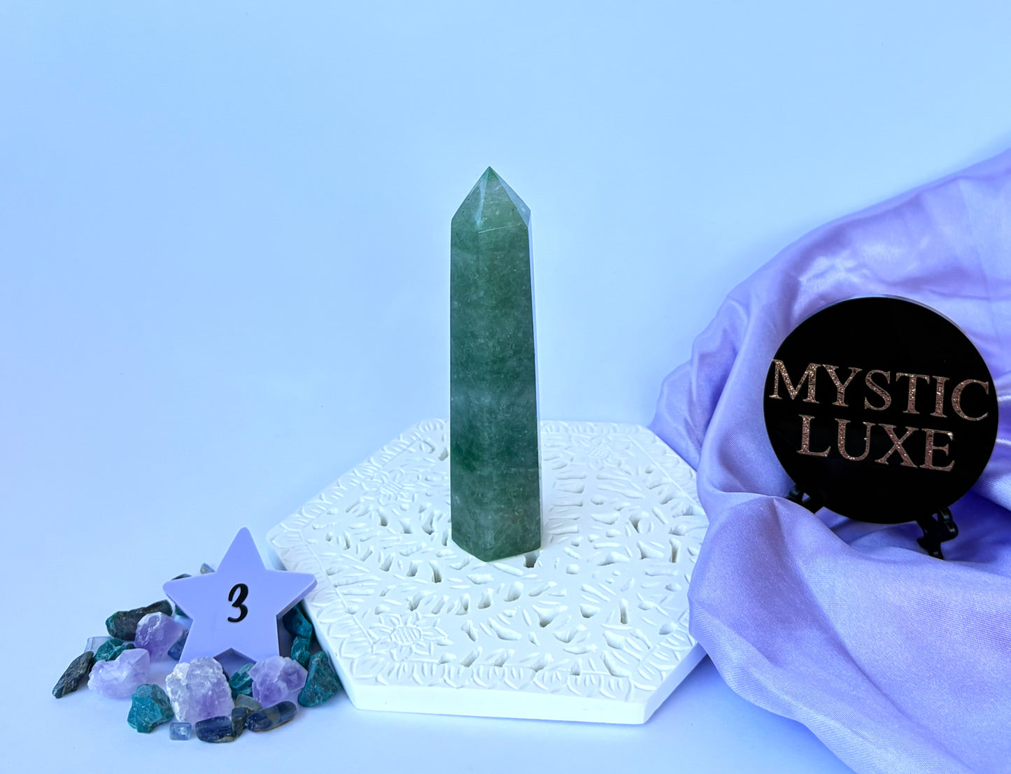 Green Strawberry Quartz Towers