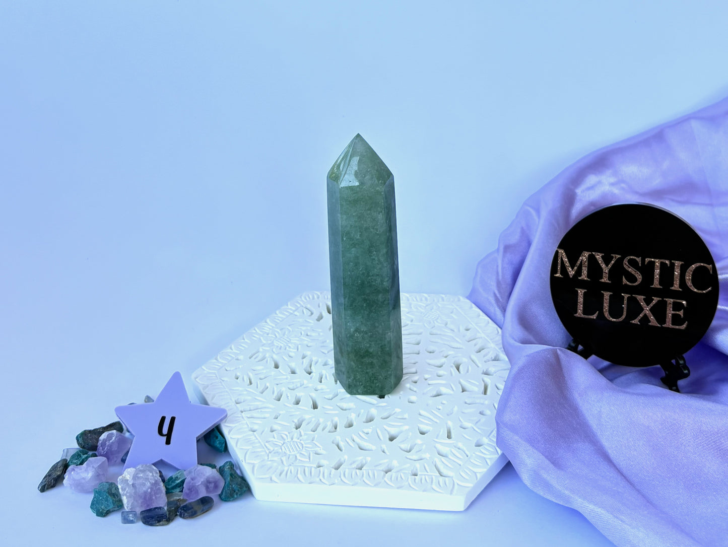 Green Strawberry Quartz Towers