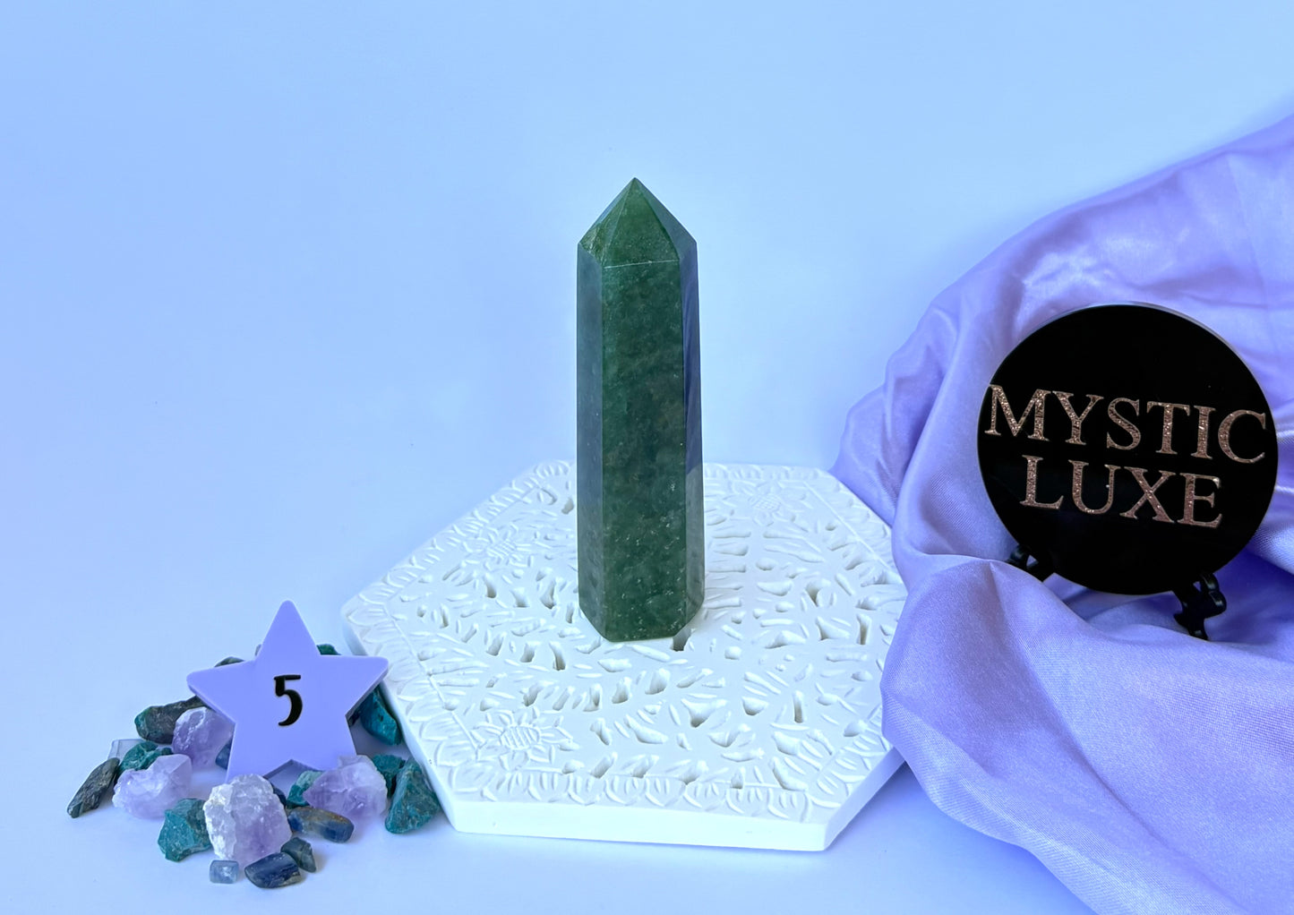 Green Strawberry Quartz Towers