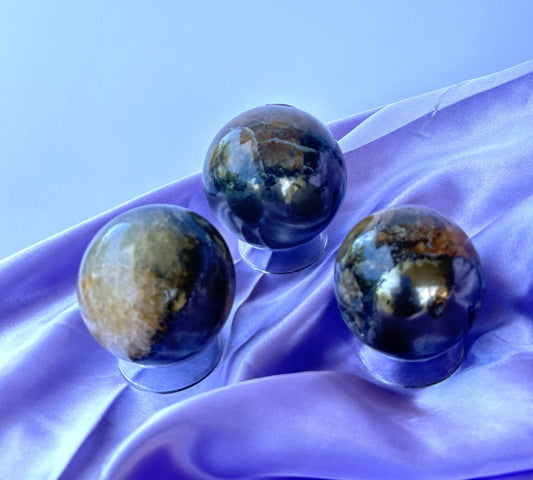Golden Healer & Pyrite Spheres
