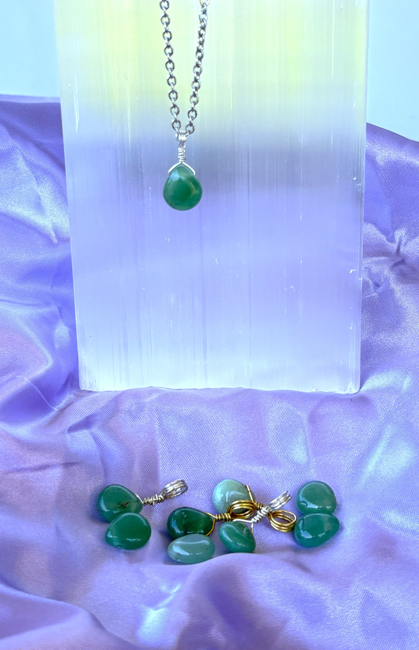 Green Aventurine Teardrop