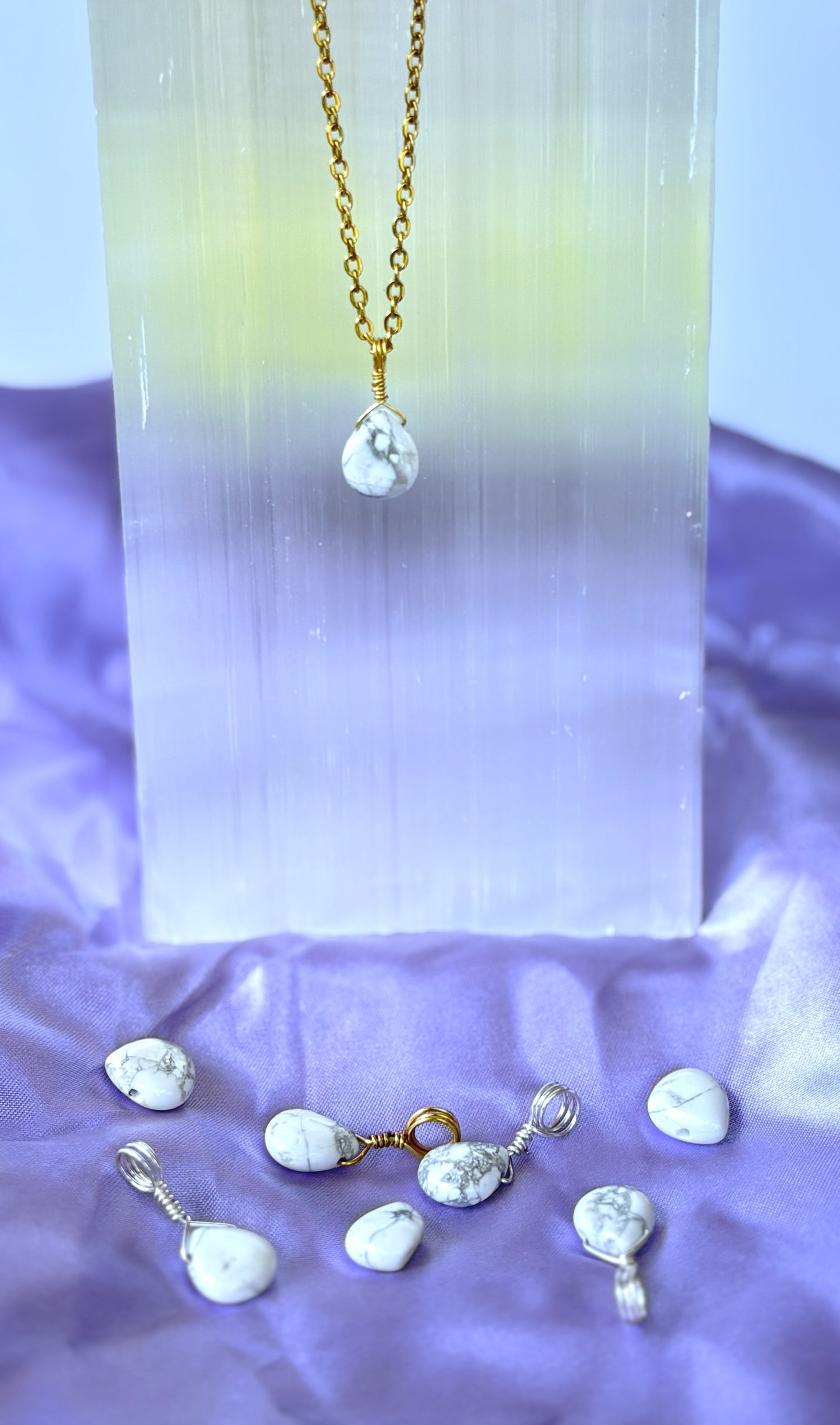 Howlite Teardrop