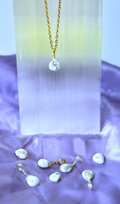 Howlite Teardrop