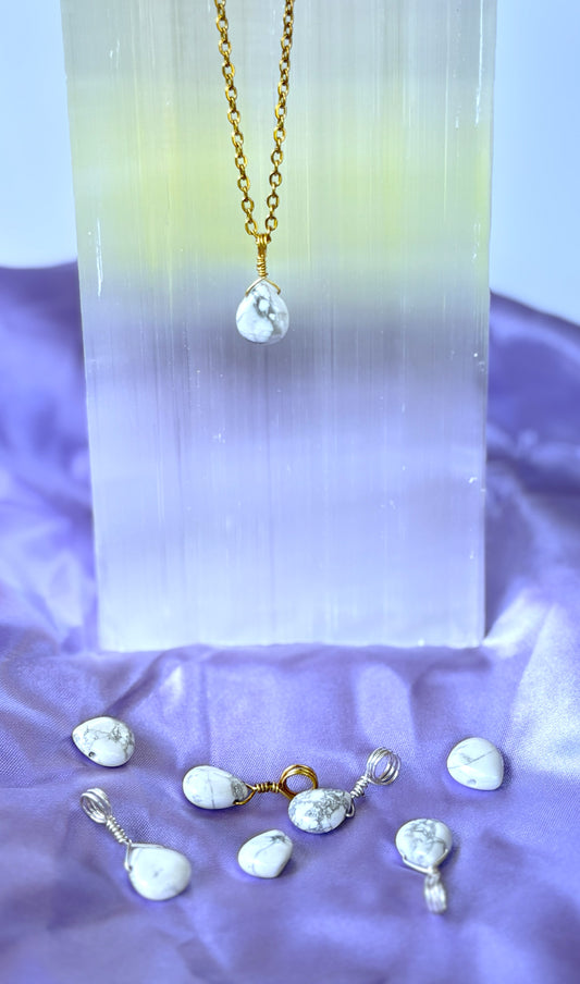 Howlite Teardrop