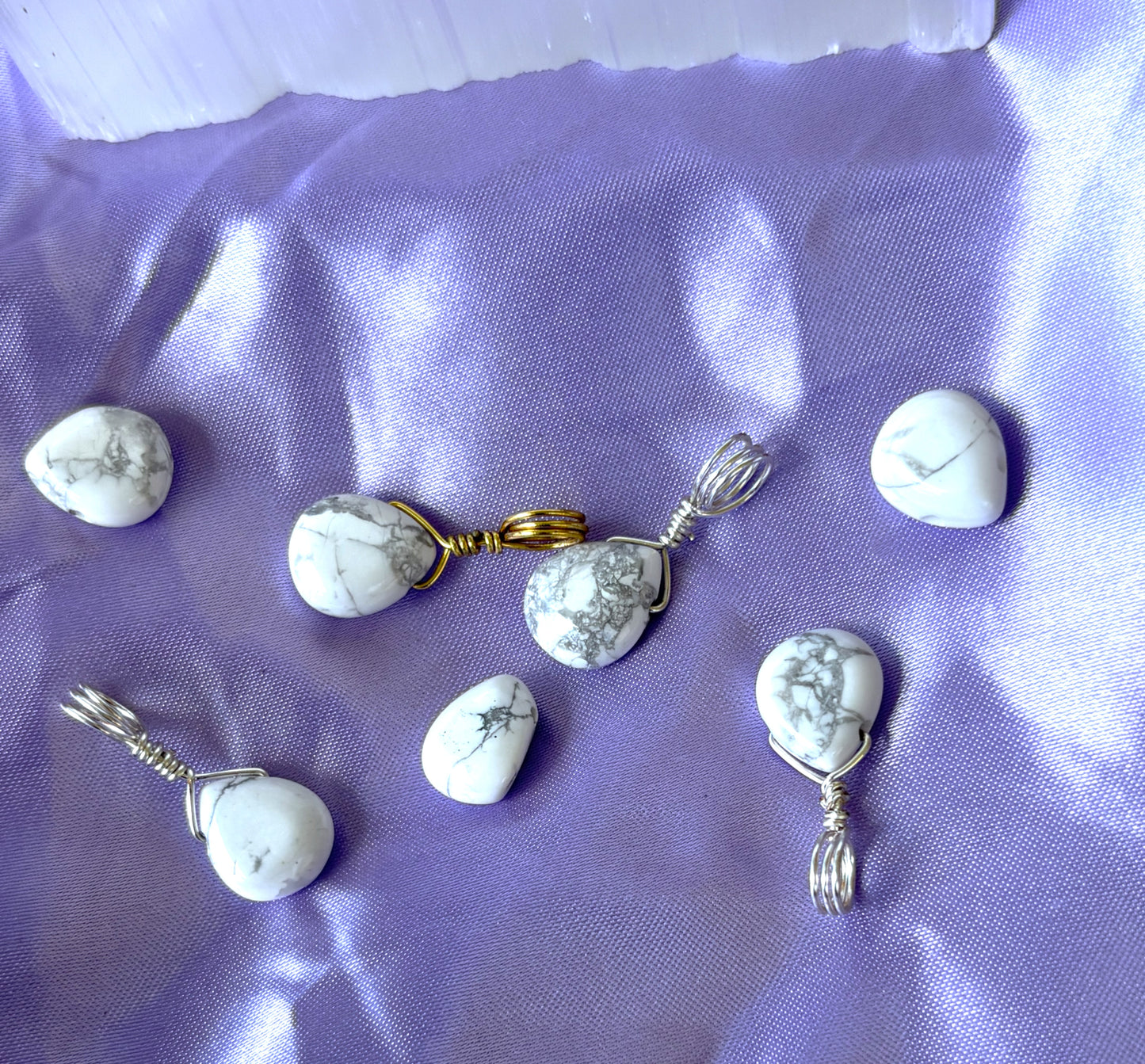 Howlite Teardrop