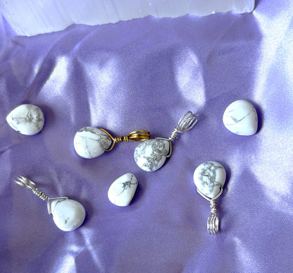 Howlite Teardrop