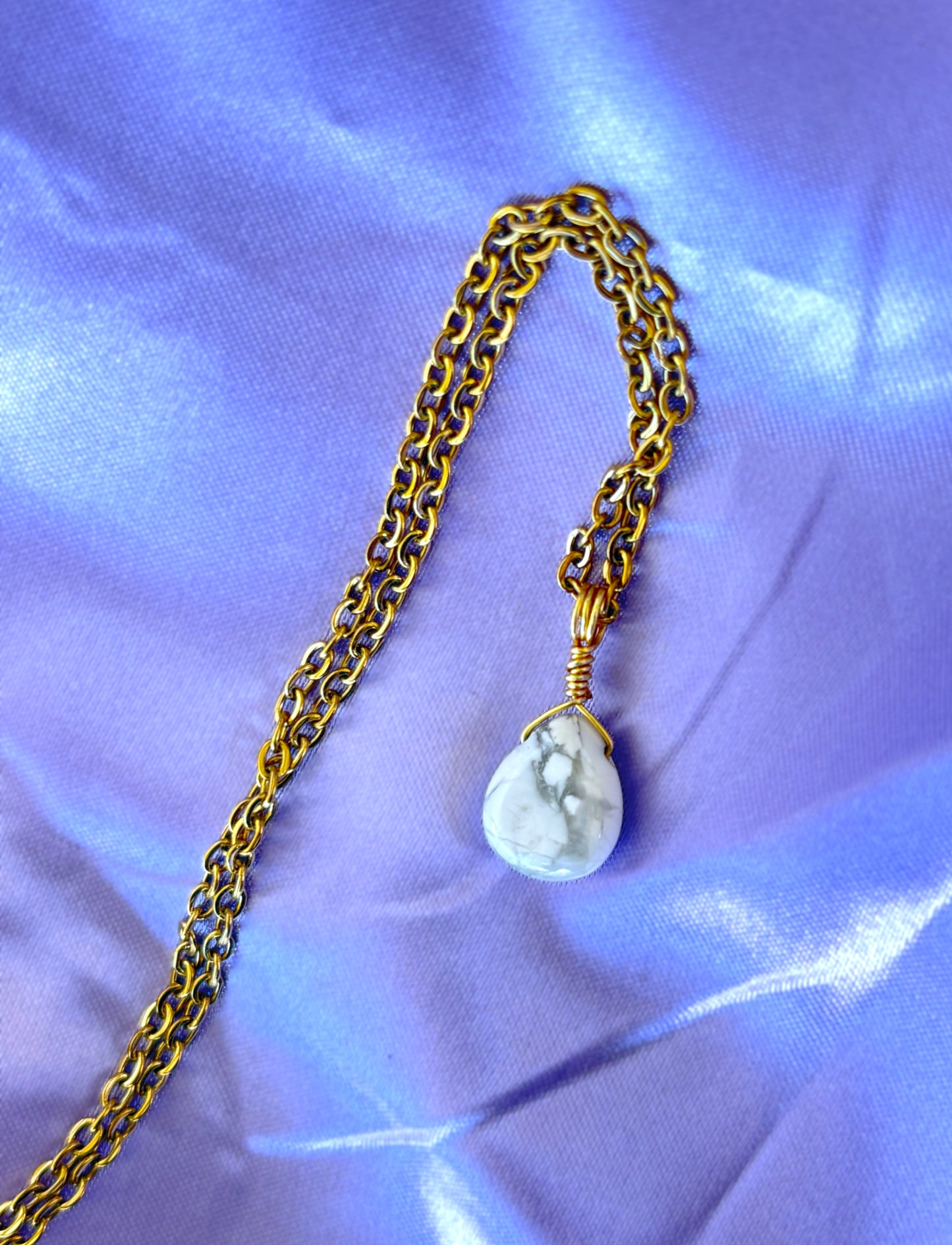 Howlite Teardrop