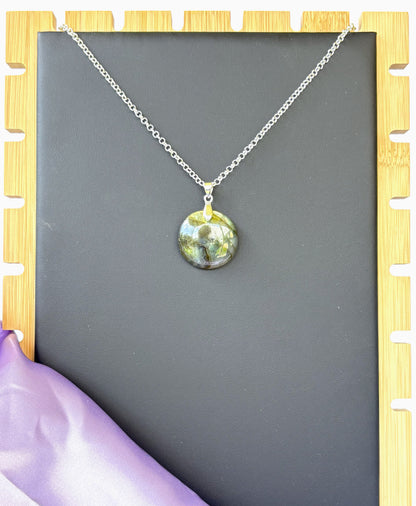 Labradorite Circle - Silver