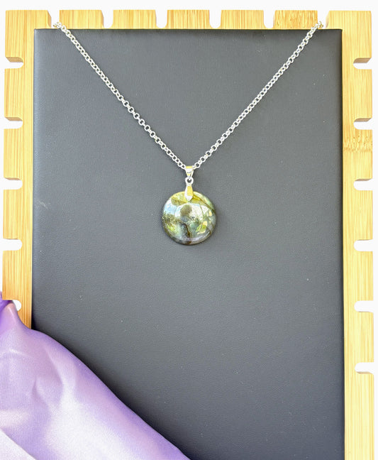 Labradorite Circle - Silver