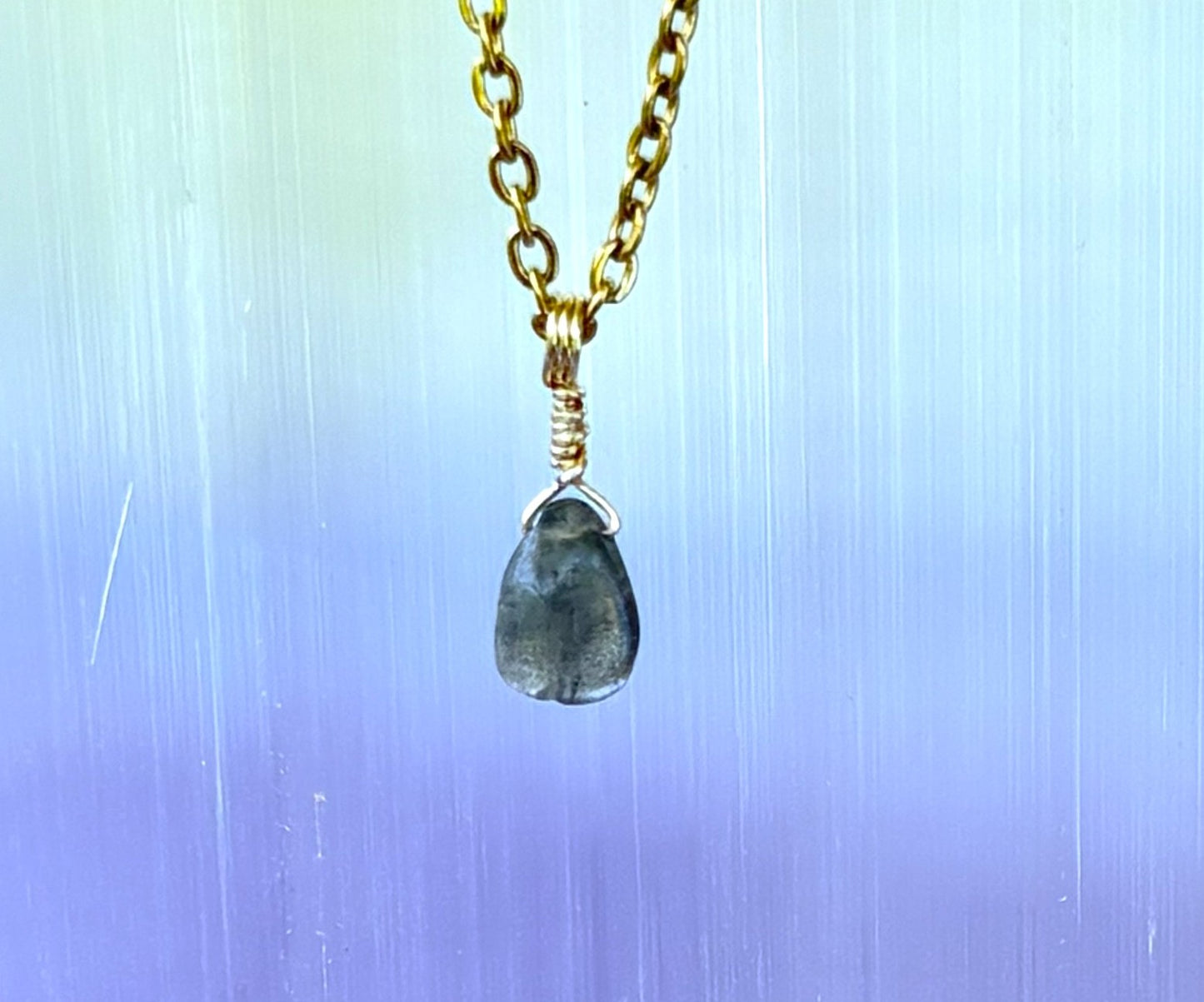 Labradorite Teardrop