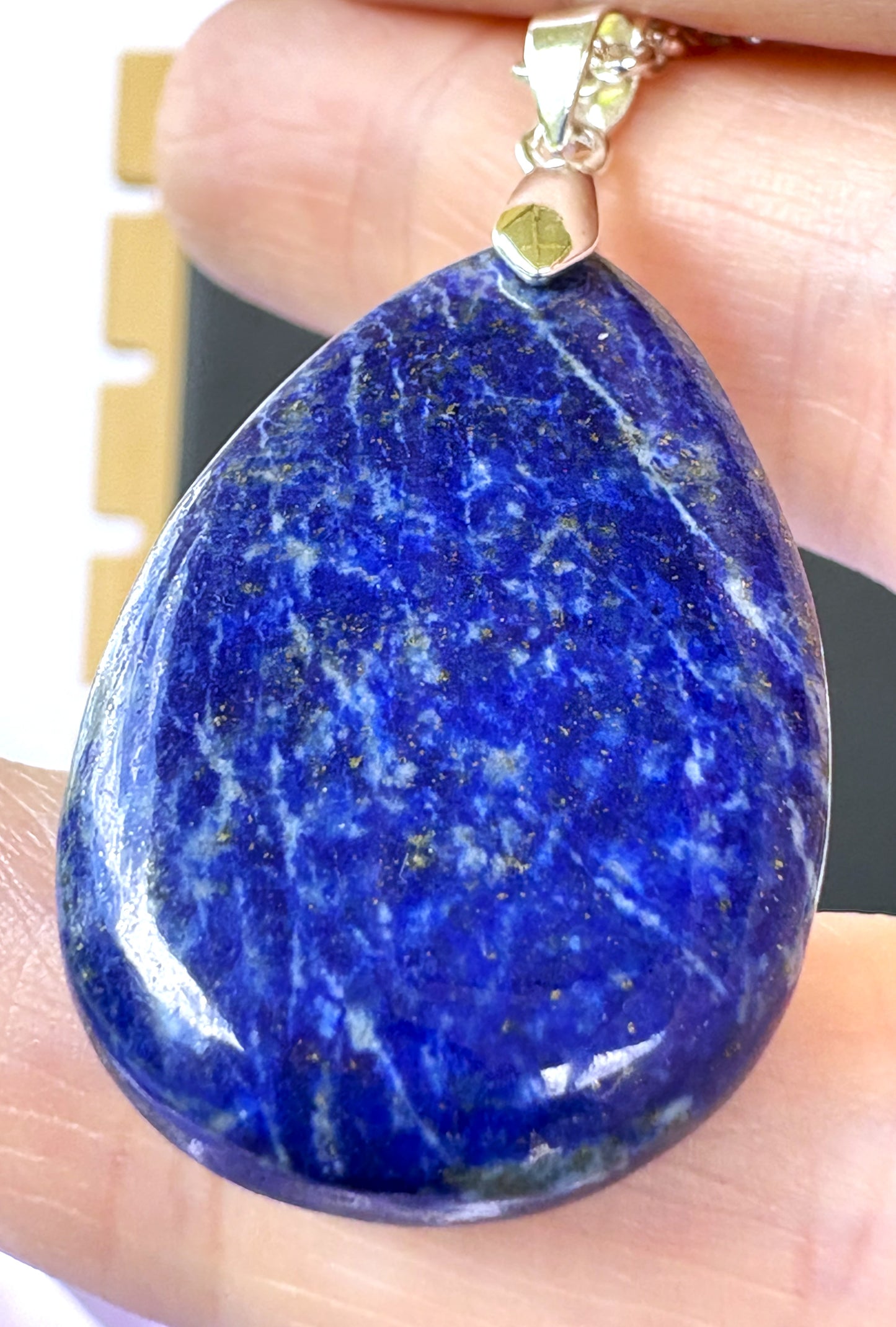 Lapis lazuli oval -Silver