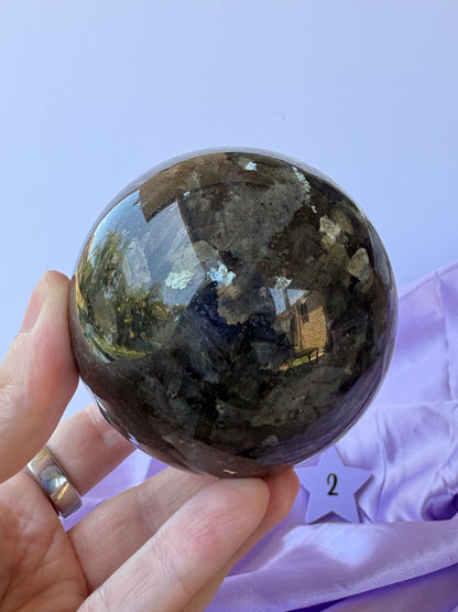 Larvikite Spheres