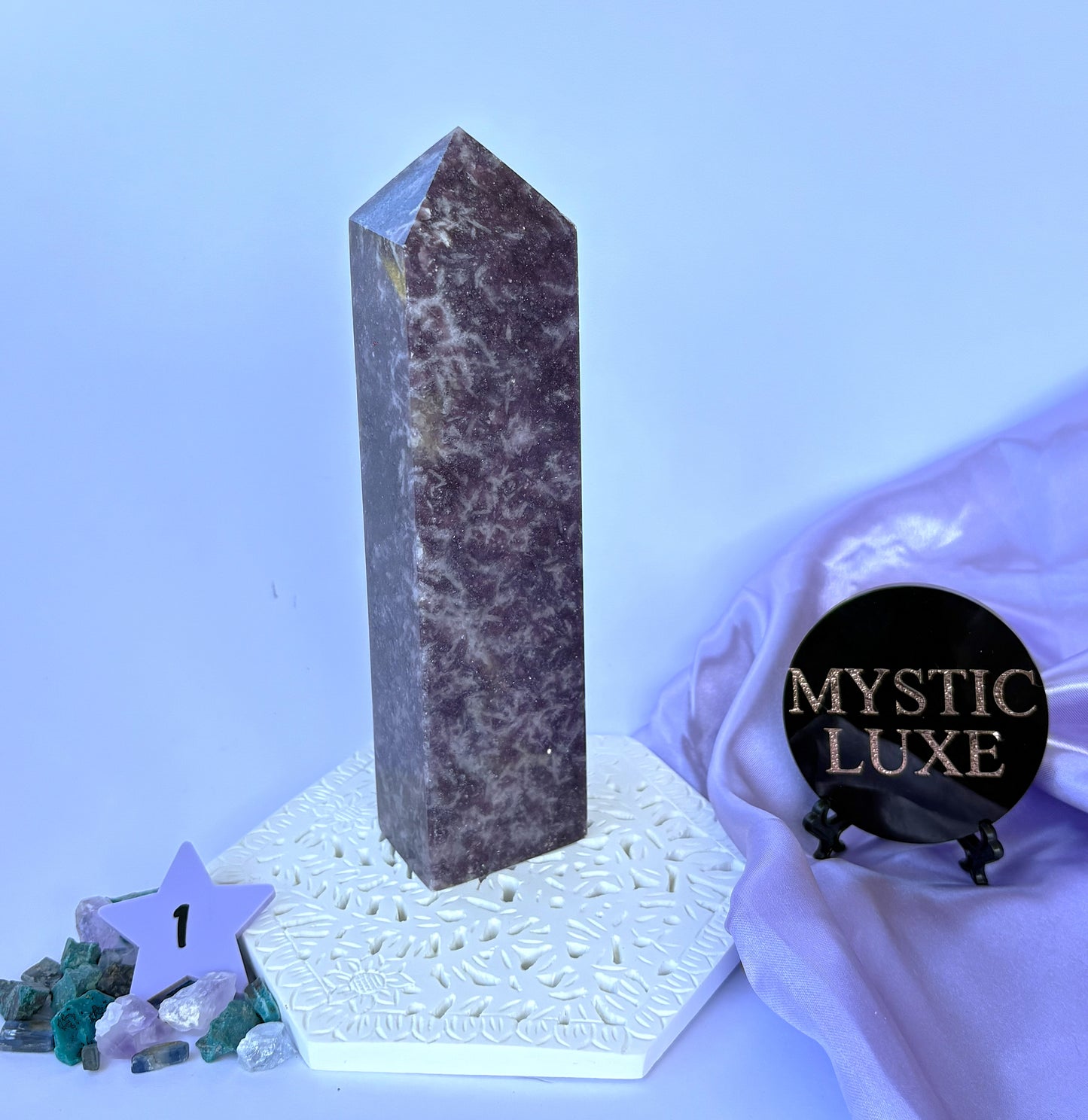 Lepidolite (Purple Mica) Towers