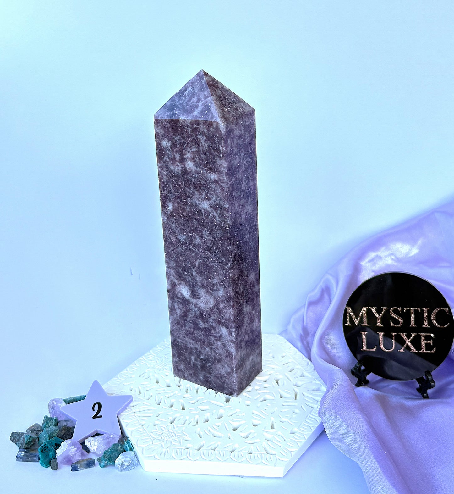 Lepidolite (Purple Mica) Towers
