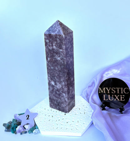 Lepidolite (Purple Mica) Towers