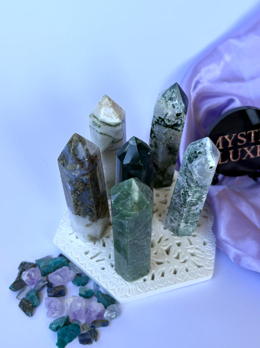Moss Agate Towers