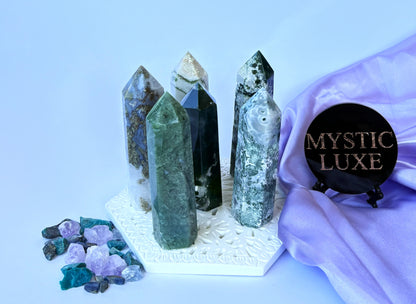 Moss Agate Towers
